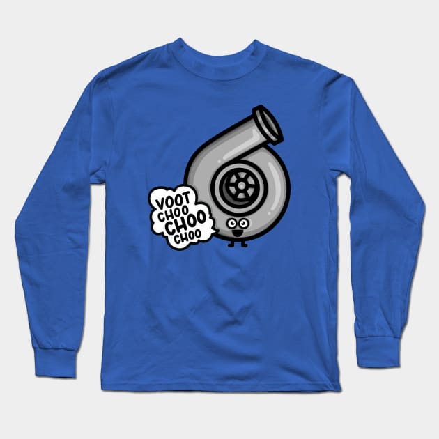 What does the turbo say? Long Sleeve T-Shirt by hoddynoddy